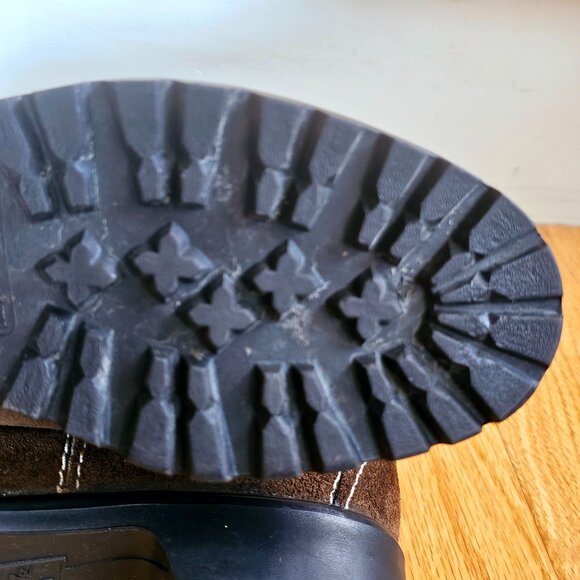 Raichle Switzerland Womens Hiking Boots Brown Suede Lace Up 6.5 - Picture 7 of 10